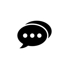 Chat icon vector. speech bubble icon. comment icon vector. message. contact us