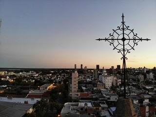Punto mas alto de una iglesia ubicada en Santa Fe Argentina. 
created by dji camera