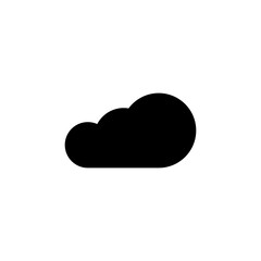 cloud icon vector. cloud vector icon