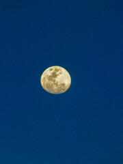 full moon over sky