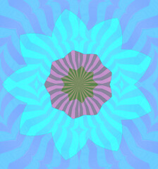 abstract background with flowers