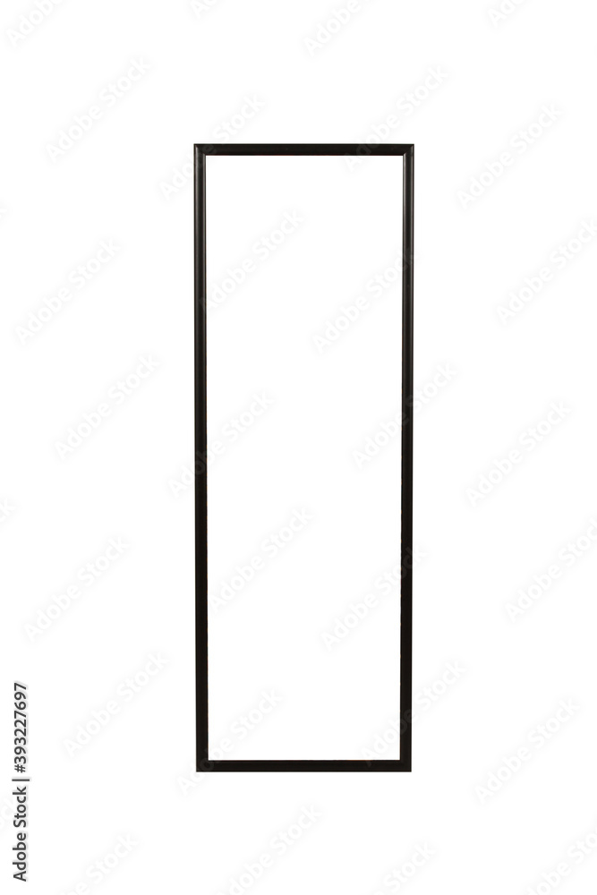 Poster empty picture frame with a copy space isolated on a white background