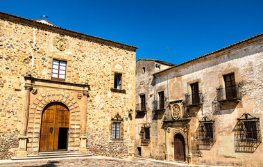 Obraz premium Traditional architecture of Caceres in Extremadura, Spain