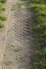 Reifenabdruck eines Niederdruckreifens 3