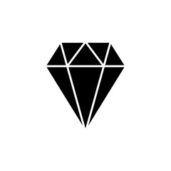 Diamond icon vector. diamond gems vector icon.