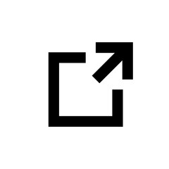 External link icon. link icon vector. hyperlink symbol