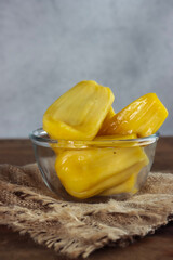 Fresh yellow jackfruit or Nangka