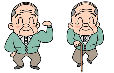 元気なおじいさん