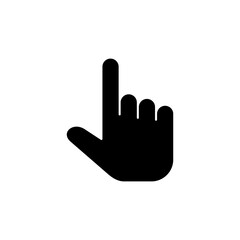 Hand icon vector. hand vector icon, palm