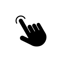 Hand click icon vector. pointer icon vector. hand cursor icon vector