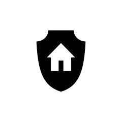 Obraz premium home insurance icon vector. home protection icon