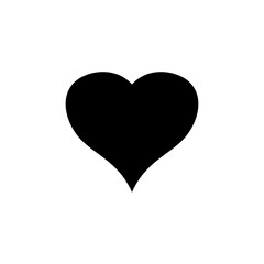 Obraz premium Love icon vector. Heart icon vector. Like icon vector