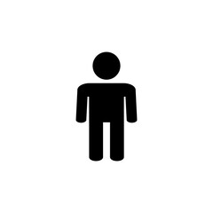 Man icon vector. male icon vector. human symbol