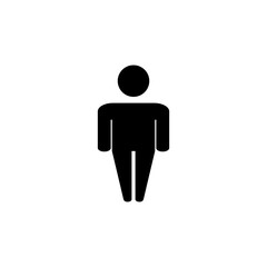 Man icon vector. male icon vector. human symbol