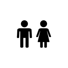 Man and woman icon vector. male and female symbo