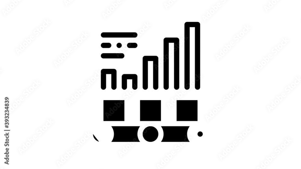 Poster rpa cyber technology icon animation rpa robotic process automation, drone delivering and processor c