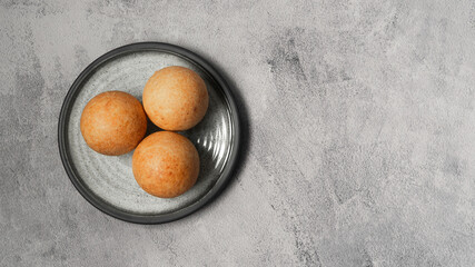 Colombian Christmas buñuelos typical Latin American traditional food for Christmas dinner