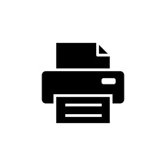 Print icon vector. printer icon vector