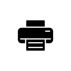 Print icon vector. printer icon vector