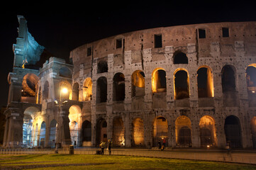 Fototapeta na wymiar Rome Coliseum, Roma, Europe.