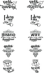 Couple Love Quotes Bundle vol 1