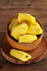 Fresh yellow jackfruit or Nangka