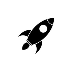 Rocket icon vector. Startup icon vector