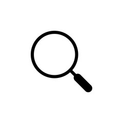 Search icon vector. search magnifying glass icon