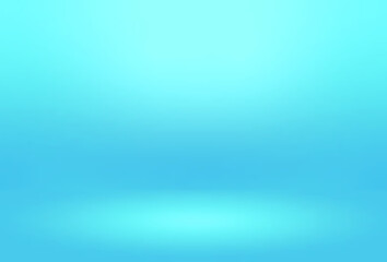 Blue empty room studio gradient used for background and display your products- Vector