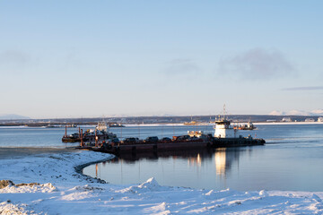 boats in the harbor