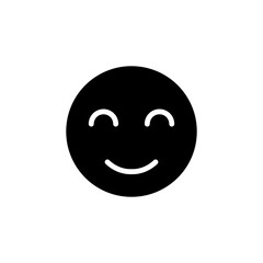 Fototapeta premium smile icon vector. smile emoticon icon. feedback