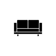 Sofa icon vector. sofa icon illustration