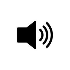 Speaker icon vector. volume icon vector. loudspeaker icon vector. sound symbol