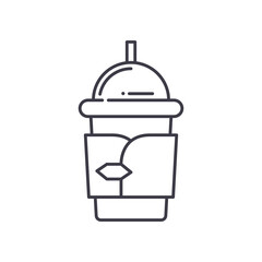 Tipple icon, linear isolated illustration, thin line vector, web design sign, outline concept symbol with editable stroke on white background.