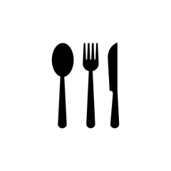 spoon and fork icon vector. spoon, fork and knife icon vector. restaurant icon