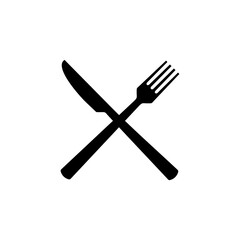 Knife and fork icon vector. spoon, fork and knife icon vector. restaurant icon