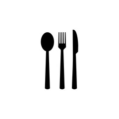 spoon and fork icon vector. spoon, fork and knife icon vector. restaurant icon