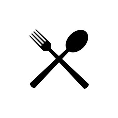 spoon and fork icon vector. spoon, fork and knife icon vector. restaurant icon