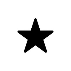 Star Icon vector. rating icon vector. favourite star icon