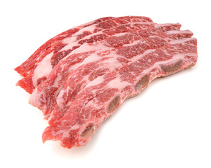 Raw Beef spare ribs