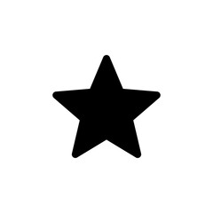 Fototapeta premium Star Icon vector. rating icon vector. favourite star icon
