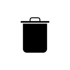Trash icon vector. trash can icon. delete icon vector. garbage