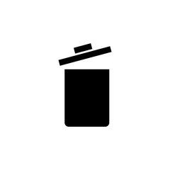 Trash icon vector. trash can icon. delete icon vector. garbage