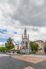 Fototapeta na wymiar Early Irish Gothic national monument commemorating the rebellions,unveiled in 1906.