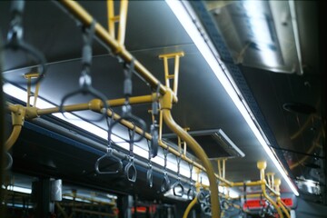 Fototapeta premium inside bus