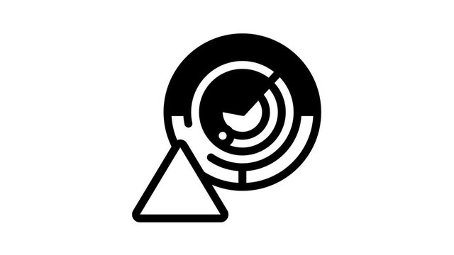 Tornado And Hurricane Icon Animation Tornado Blowing House Roof, Cyclone On Planet Globe, Twister Weather