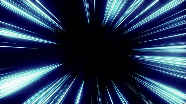 speed line warp effect loop animation background