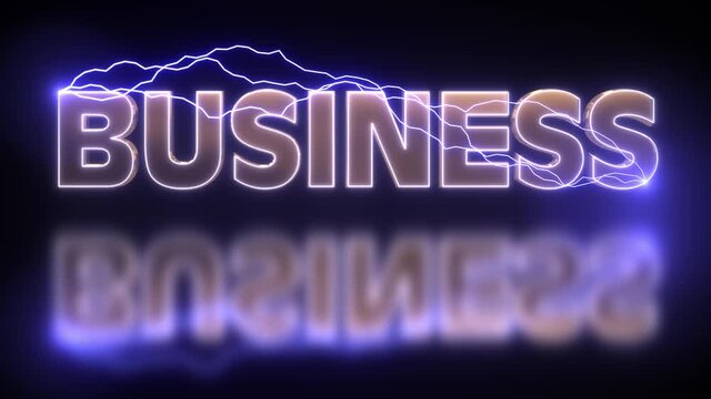 Business Concept theme, Futuristic And cinematic Business Title or text with nice Cyberpunk lighting effect, Business background, 4k High Quality, 3D render