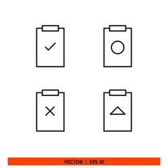 Icon vector graphic of check board mark, good for template
