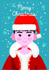 Christmas Vector Post Card